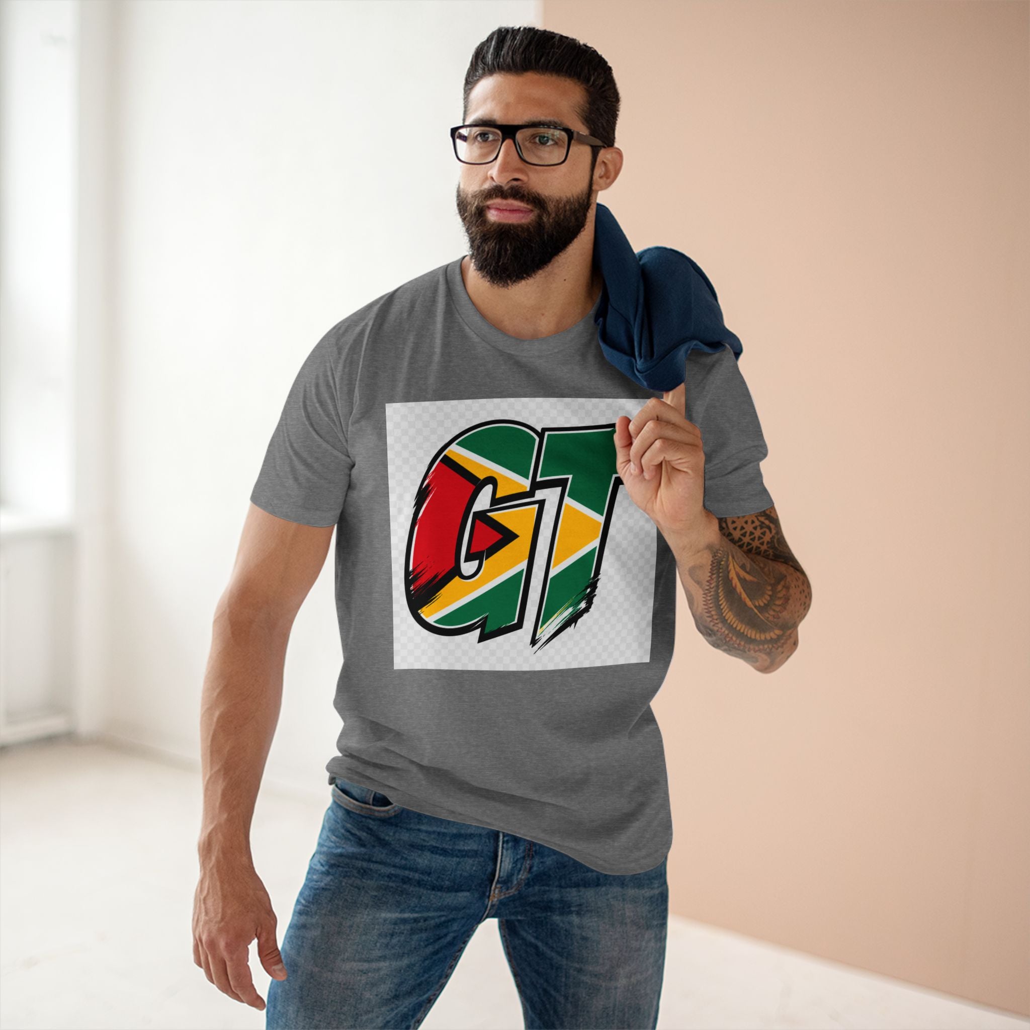 Guyana Flag GT Graphic Tee — Caribbean Pride T-Shirt
