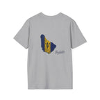 Barbados Flag Map Men T-Shirt – Distressed Island Pride Tee