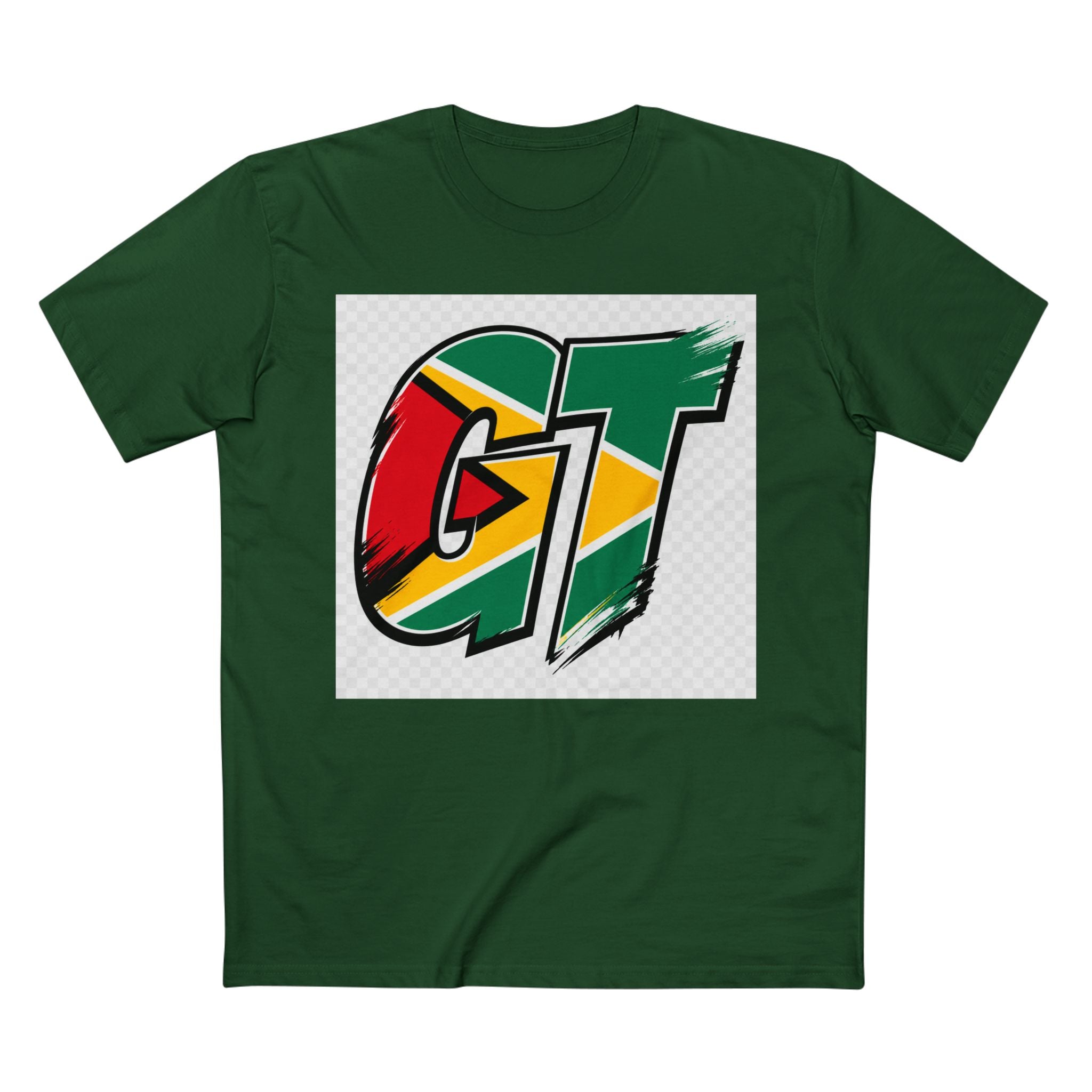 Guyana Flag GT Graphic Tee — Caribbean Pride T-Shirt