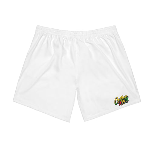 Barbados Flag Beach Shorts — Men's Island Swim Trunks