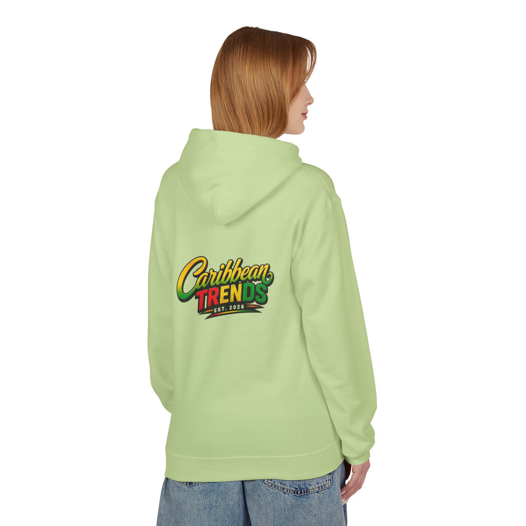 Jamaica Pride Men Hoodie — "Overproof Jamaican" Map Graphic