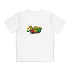 Youth Competitor Tee - 'Mi Likkle But Me Tall Mana' Caribbean Kid Graphic Shirt