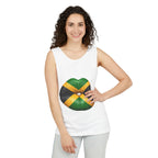 Jamaica Flag Kiss Tank Top — Jamaican Pride Lip Print