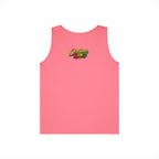 Barbados Flag Men Outline Tank — Island Pride Barbados Graphic Tank Top