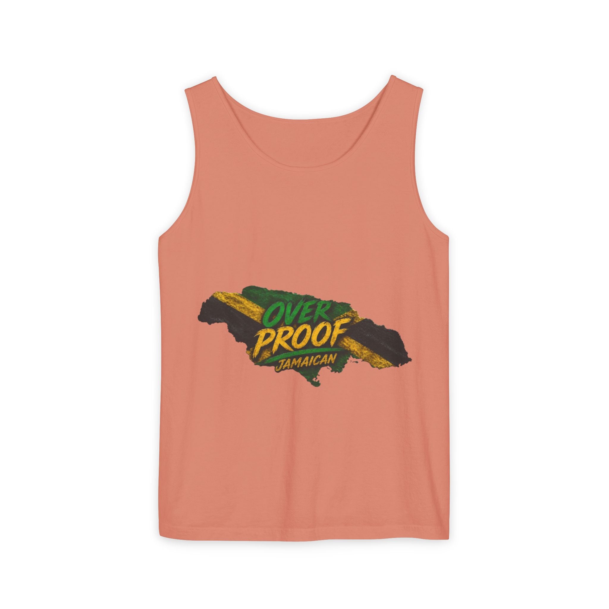 Jamaica Map "Overproof"  Men Tank Top — Island Vibe Graphic Tank