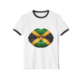 Jamaica Flag Kiss Ringer Tee