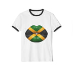 Jamaica Flag Kiss Ringer Tee