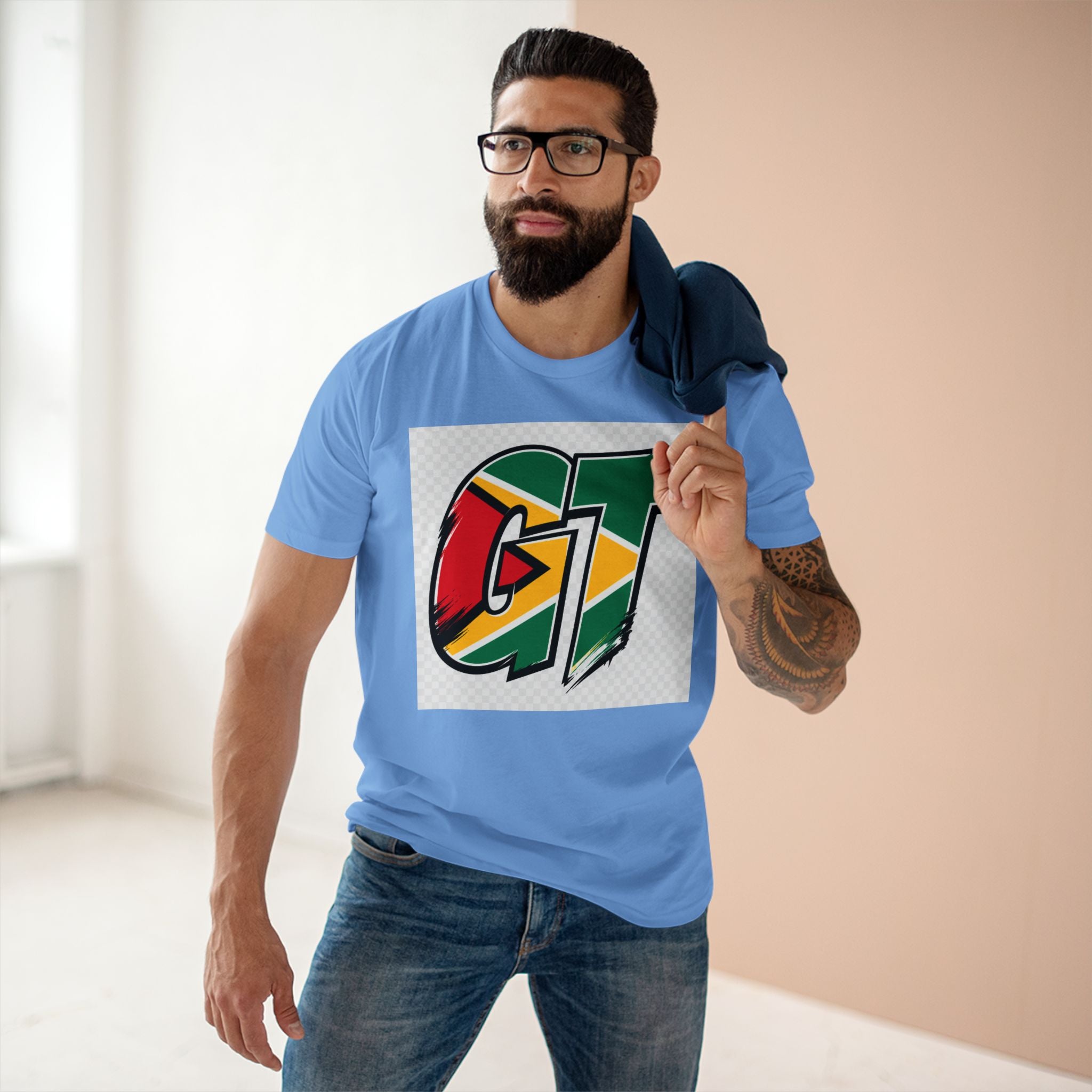 Guyana Flag GT Graphic Tee — Caribbean Pride T-Shirt