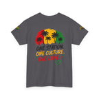 One Station One Culture One Love Men T-Shirt — Reggae Palm Tree Rasta Graphic Tee