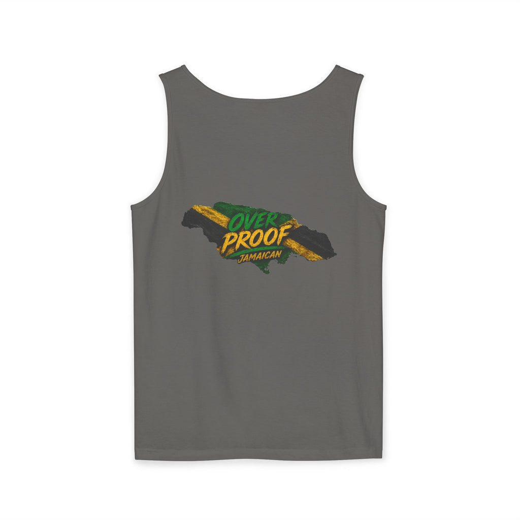 Jamaica Flag Kiss Tank Top — Jamaican Pride Lip Print