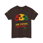 One Station One Culture One Love Men T-Shirt — Reggae Palm Tree Rasta Graphic Tee