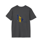 Barbados Flag Map Men T-Shirt – Distressed Island Pride Tee