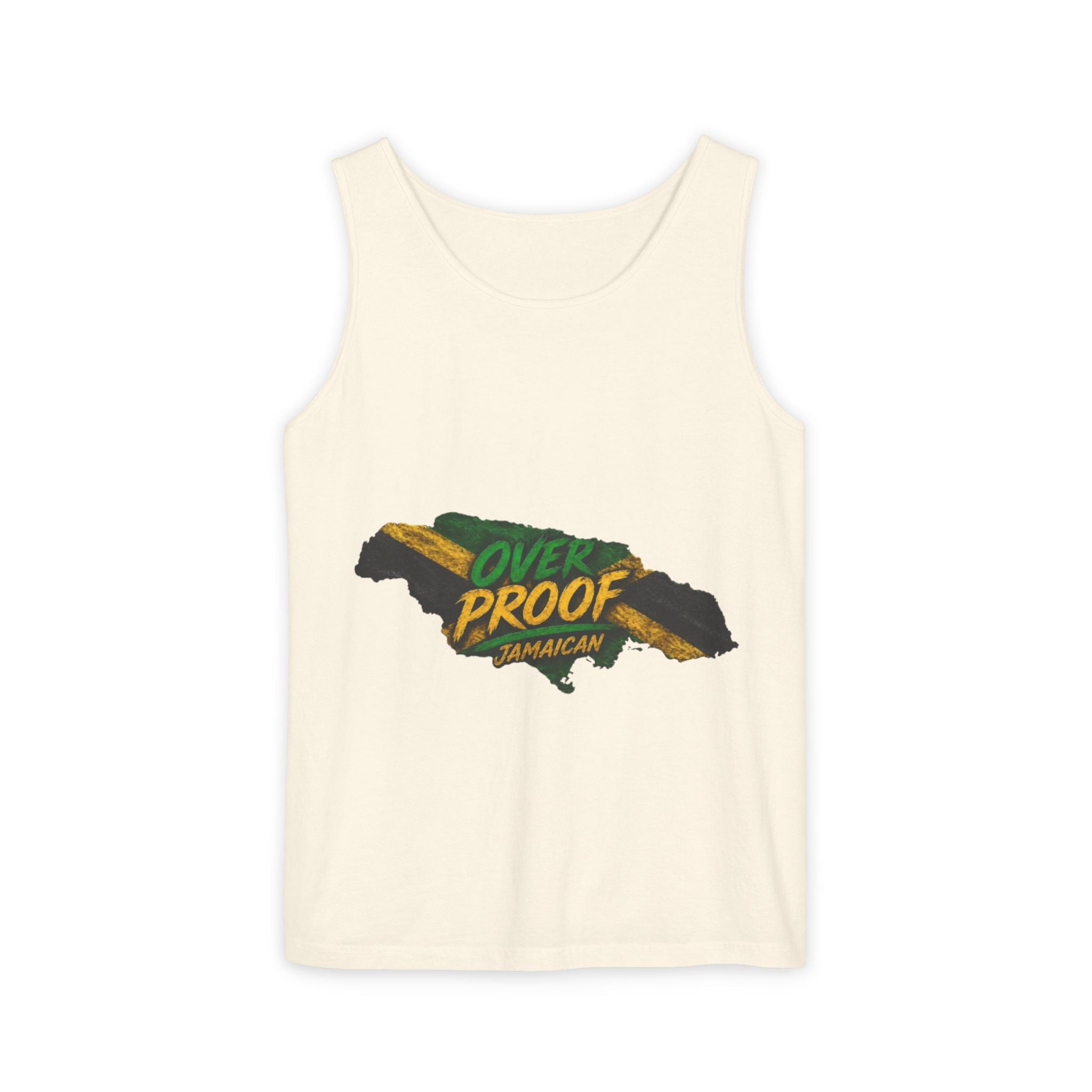 Jamaica Map "Overproof"  Men Tank Top — Island Vibe Graphic Tank