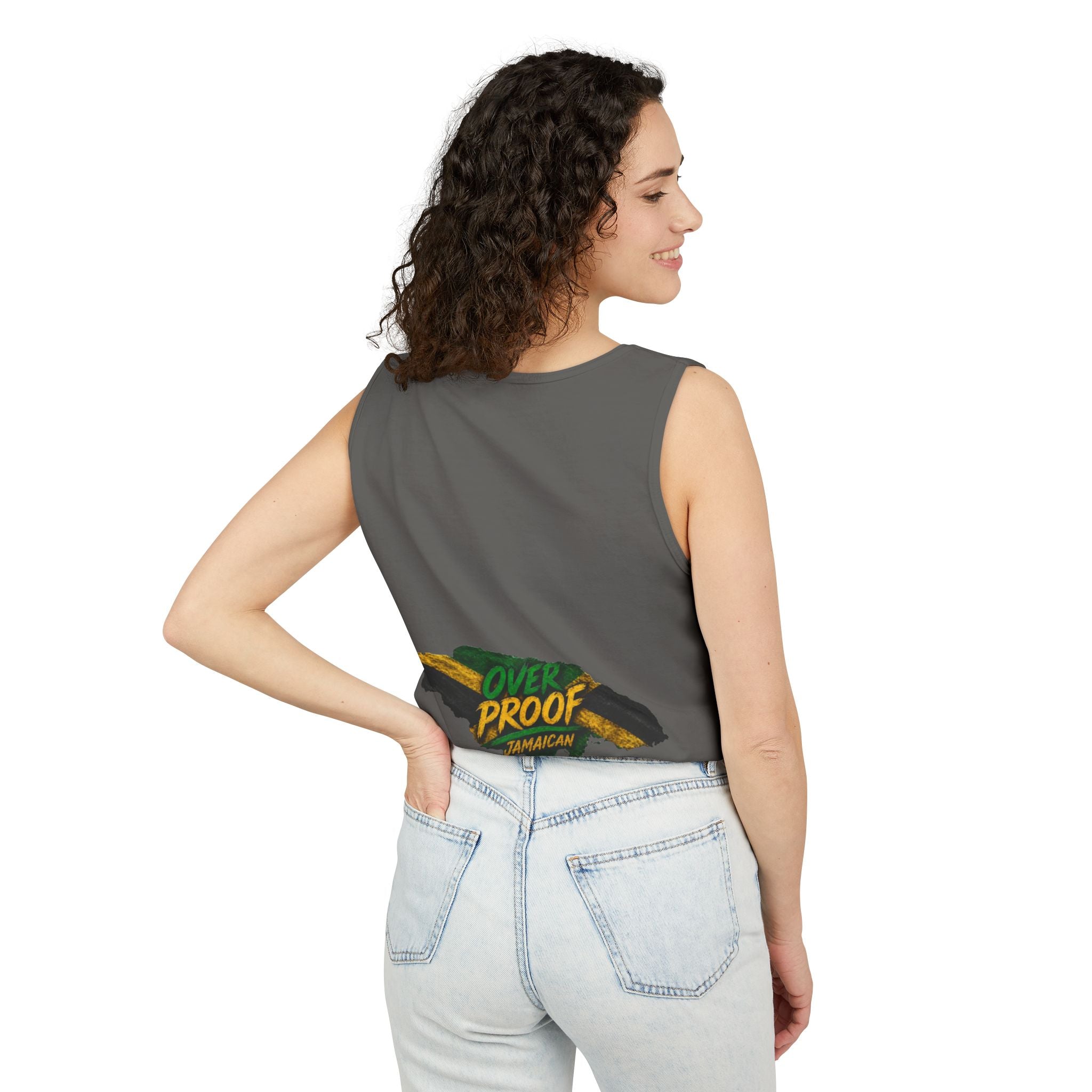 Jamaica Map "Overproof"  Men Tank Top — Island Vibe Graphic Tank