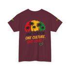 One Station One Culture One Love Men T-Shirt — Reggae Palm Tree Rasta Graphic Tee