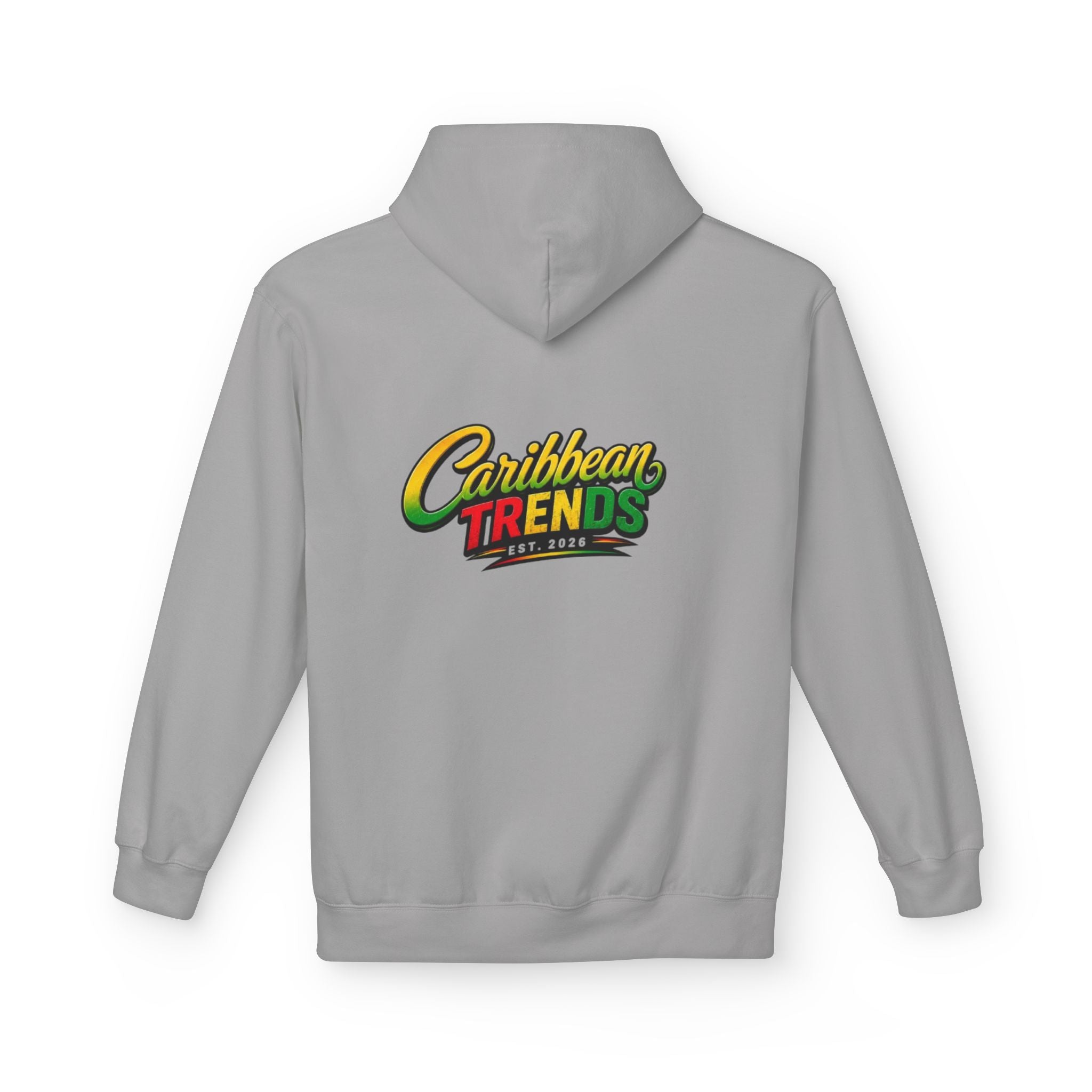 Jamaica Pride Men Hoodie — "Overproof Jamaican" Map Graphic