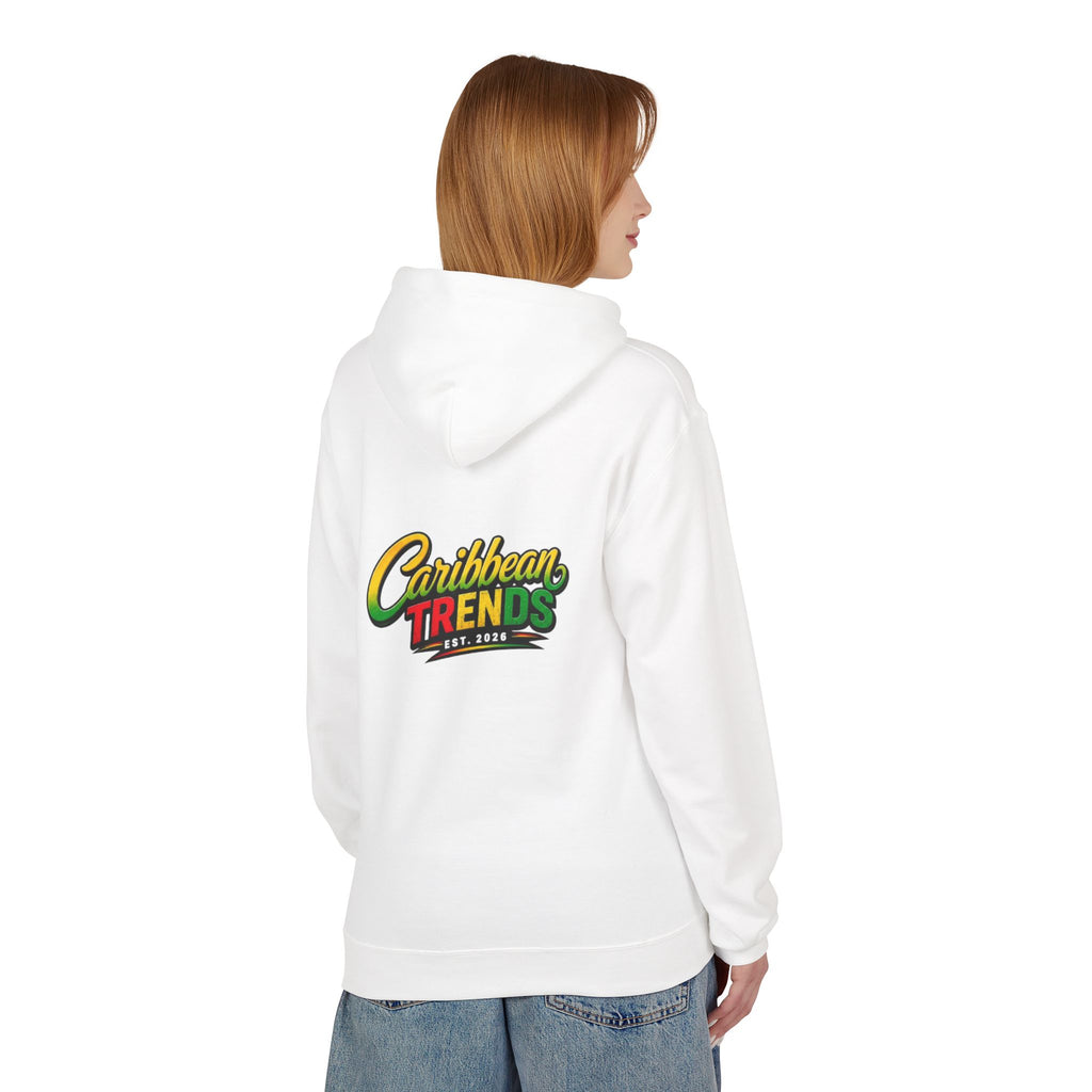 Jamaica Pride Men Hoodie — "Overproof Jamaican" Map Graphic