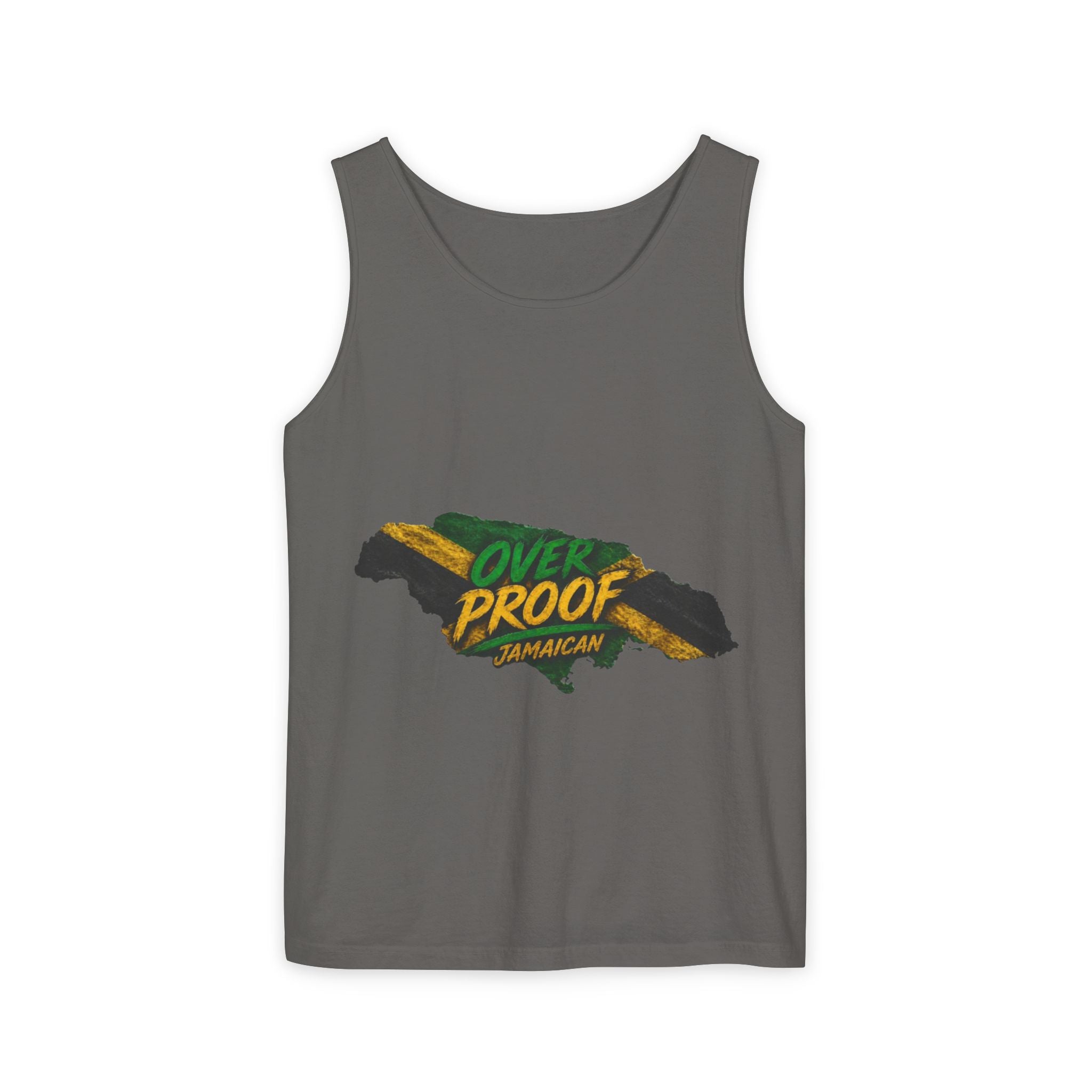 Jamaica Map "Overproof"  Men Tank Top — Island Vibe Graphic Tank