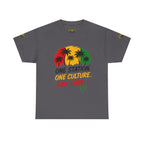 One Station One Culture One Love Men T-Shirt — Reggae Palm Tree Rasta Graphic Tee