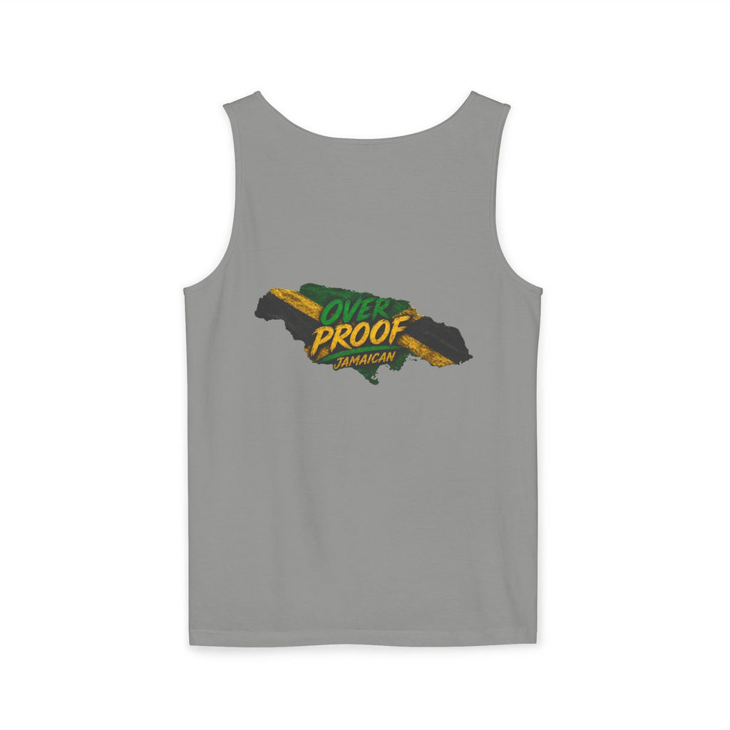 Jamaica Flag Kiss Tank Top — Jamaican Pride Lip Print