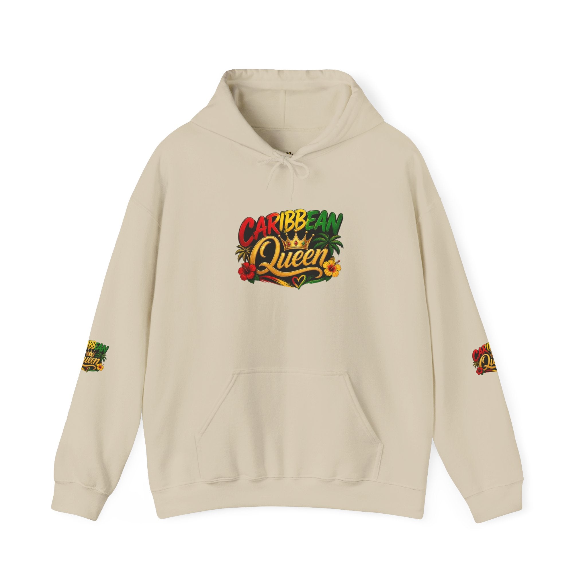 Caribbean Queen Hoodie – Tropical Island Pride Pullover