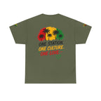 One Station One Culture One Love Men T-Shirt — Reggae Palm Tree Rasta Graphic Tee