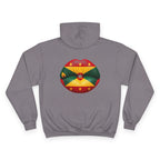 Grenada Flag Lips Hoodie — Bold Caribbean Pride Pullover