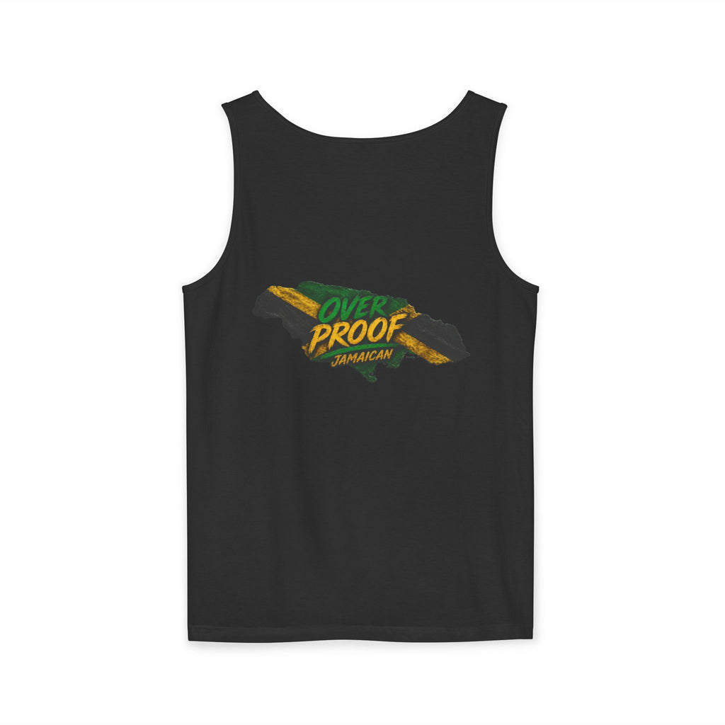 Jamaica Flag Kiss Tank Top — Jamaican Pride Lip Print