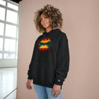 Grenada Flag Lips Hoodie — Bold Caribbean Pride Pullover