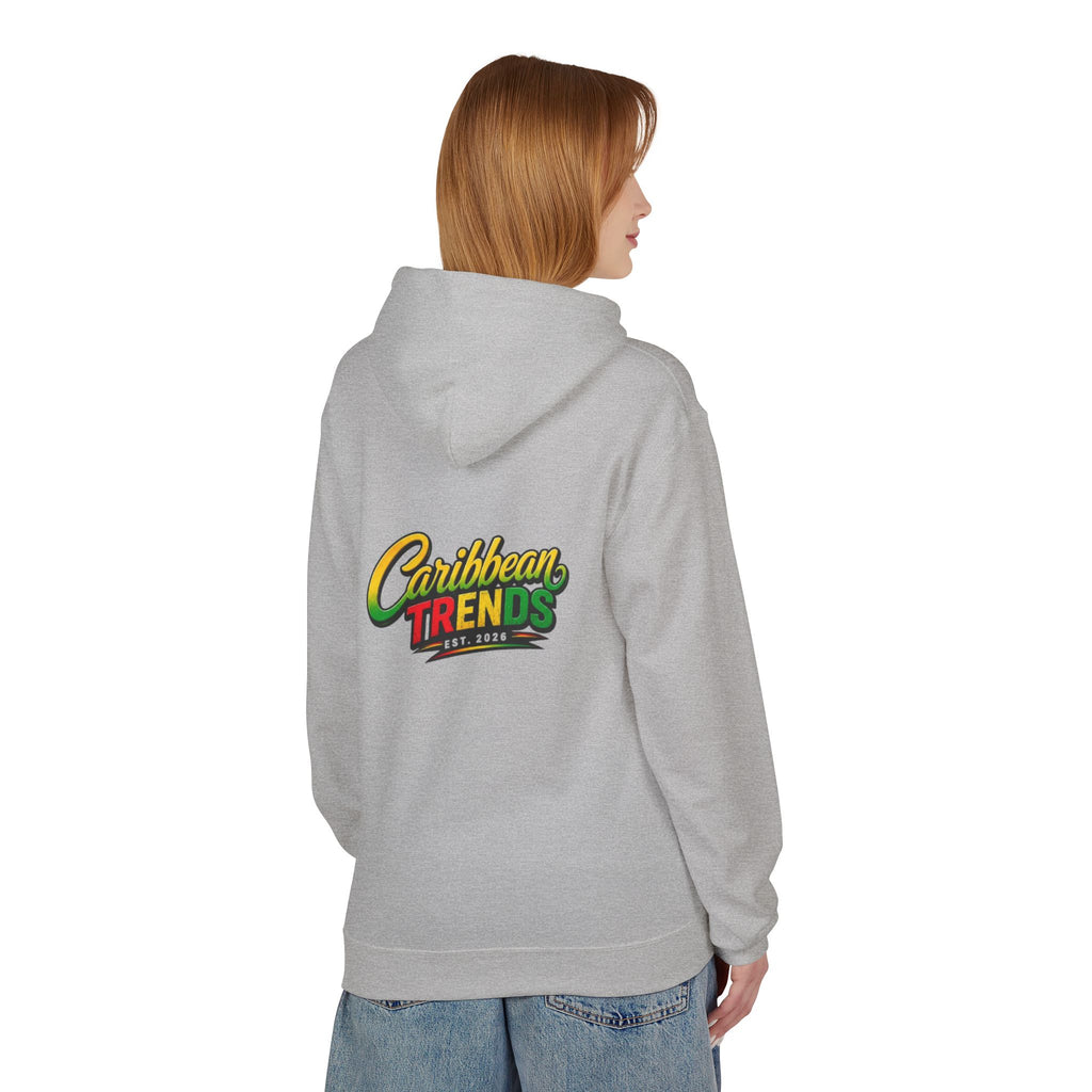Jamaica Pride Men Hoodie — "Overproof Jamaican" Map Graphic