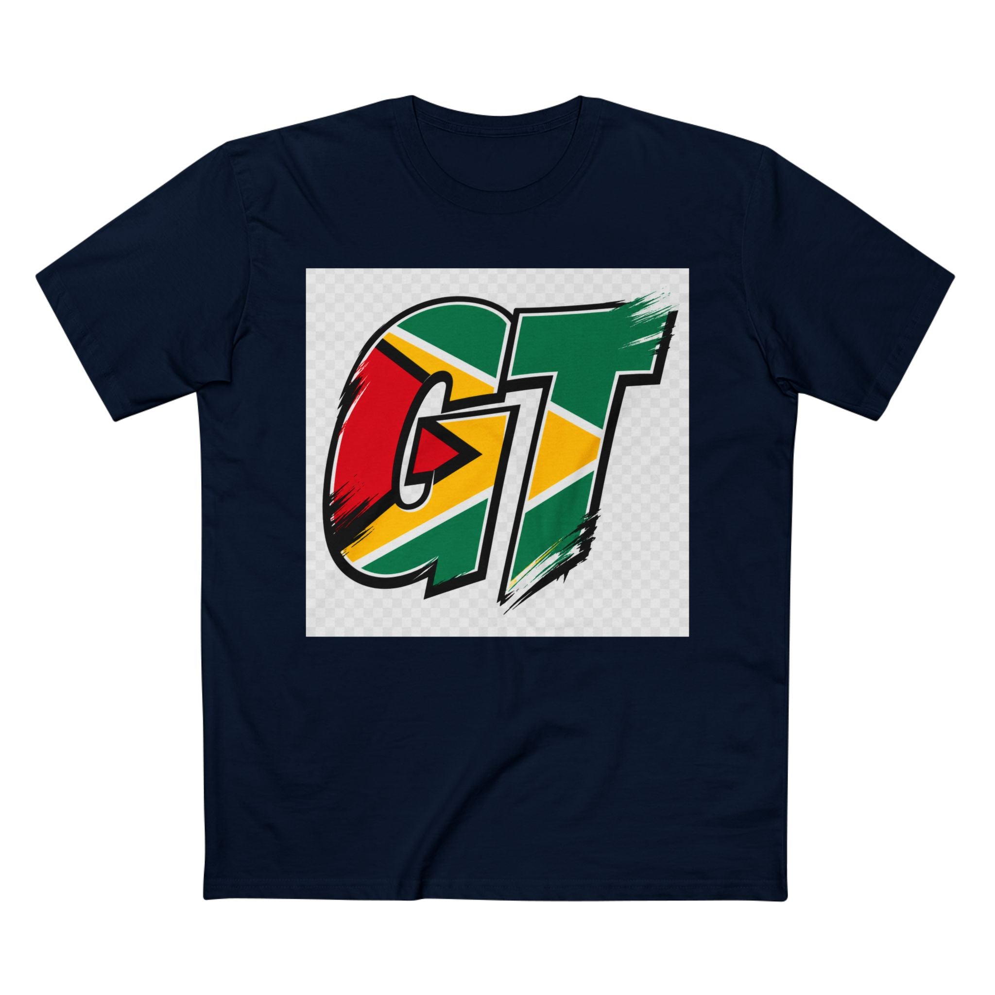 Guyana Flag GT Graphic Tee — Caribbean Pride T-Shirt
