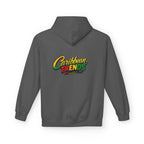 Jamaica Pride Men Hoodie — "Overproof Jamaican" Map Graphic