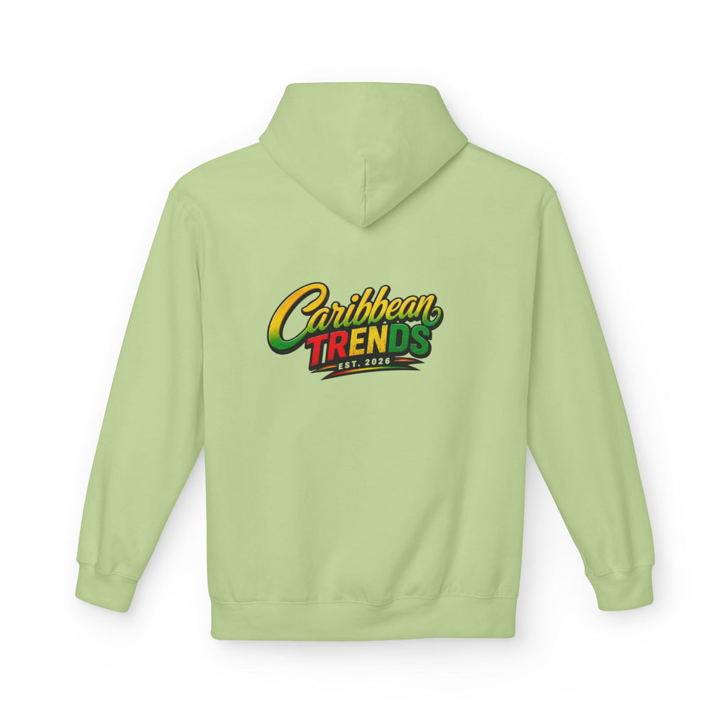 Jamaica Pride Men Hoodie — "Overproof Jamaican" Map Graphic