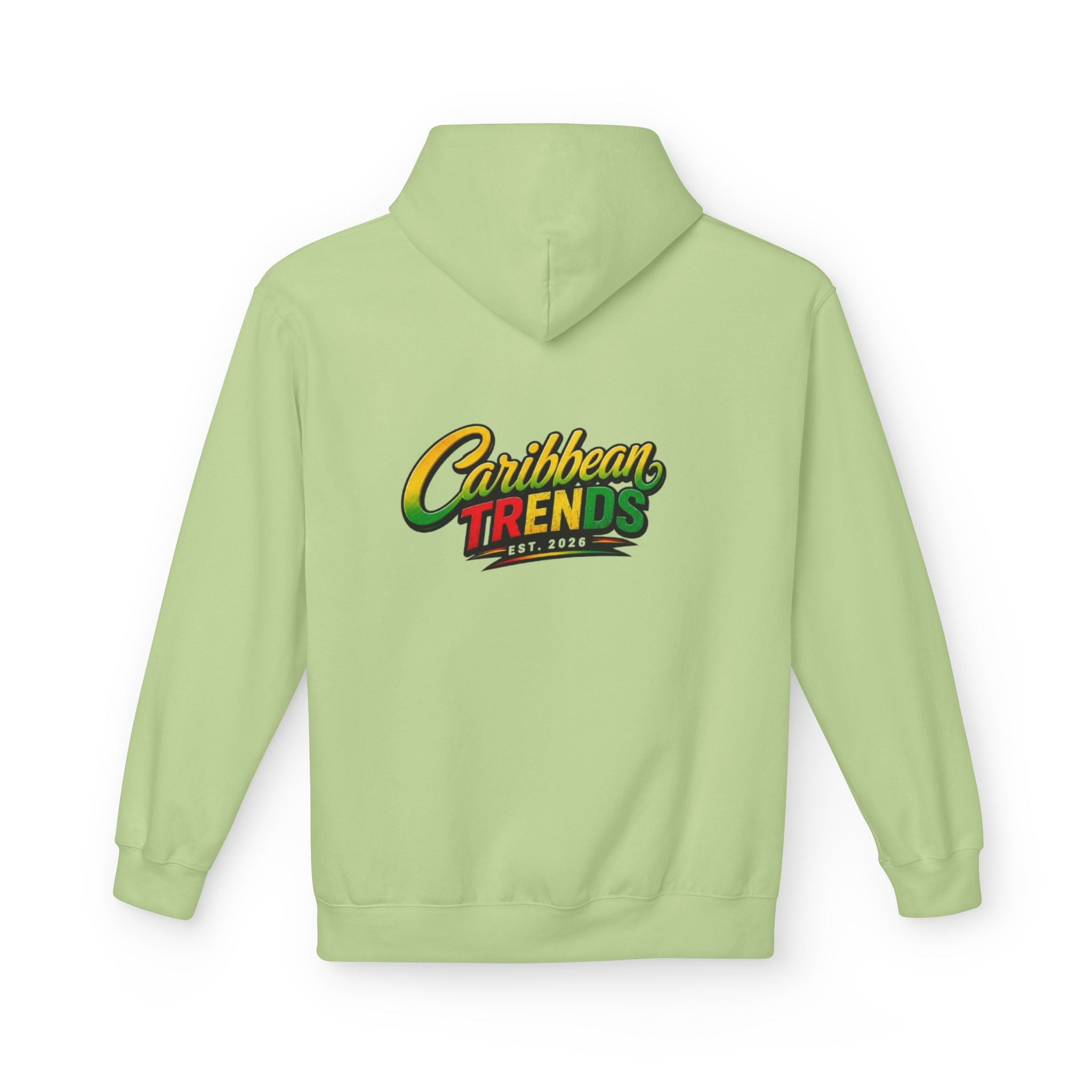 Jamaica Pride Men Hoodie — "Overproof Jamaican" Map Graphic