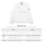 Embroidered Quarter-Zip Pullover — White Athletic Golf Top