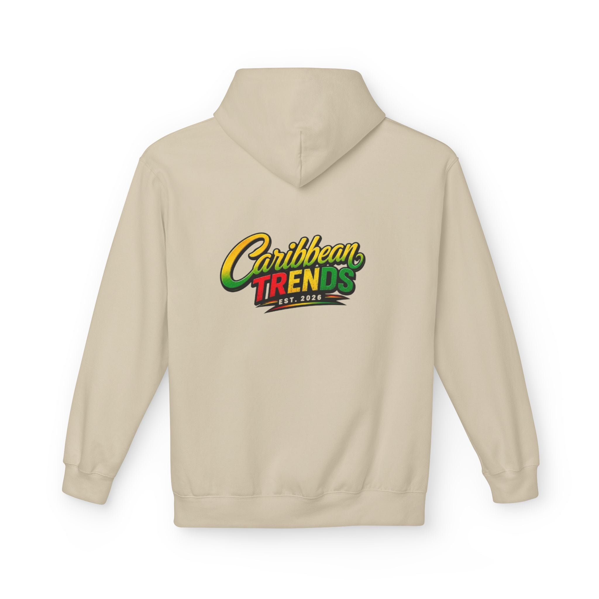 Jamaica Pride Men Hoodie — "Overproof Jamaican" Map Graphic