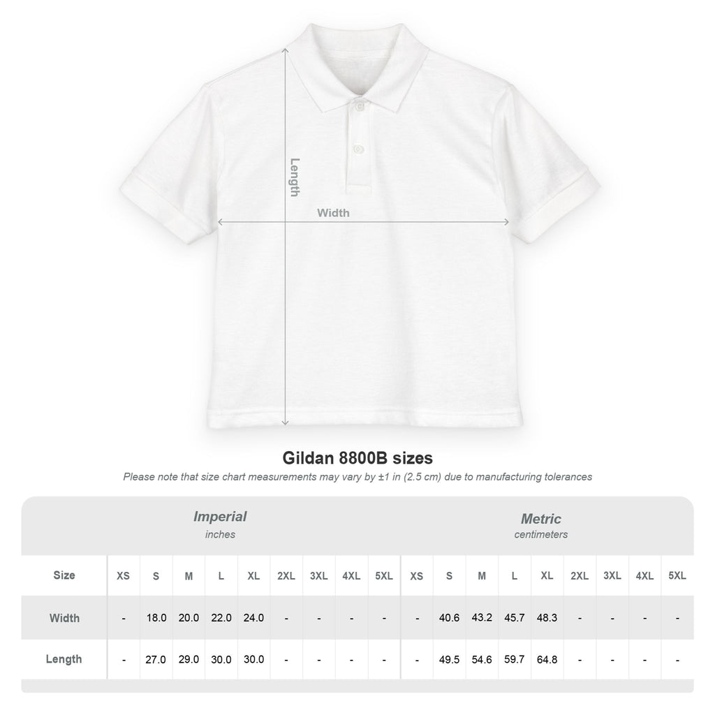 Youth Polo — "Straight Outta GT" Trinidad & Tobago Junior School Uniform Tee