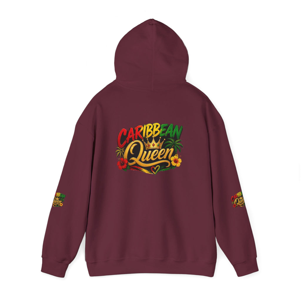 Caribbean Queen Hoodie – Tropical Island Pride Pullover