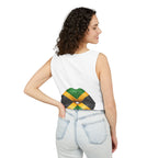 Jamaica Flag Kiss Tank Top — Jamaican Pride Lip Print