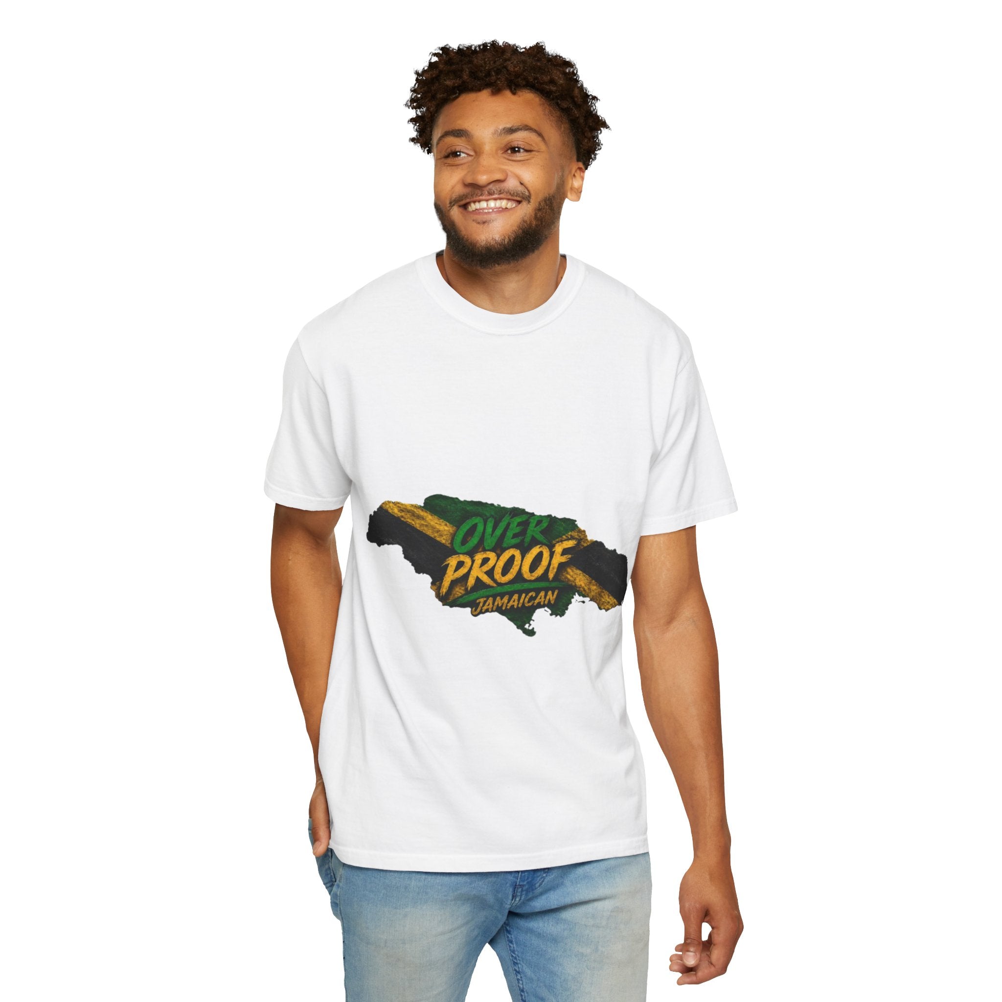 Jamaican 'Overproof' Men T-Shirt — Island Pride Graphic Tee