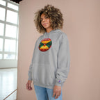 Grenada Flag Lips Hoodie — Bold Caribbean Pride Pullover