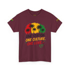 One Station One Culture One Love Men T-Shirt — Reggae Palm Tree Rasta Graphic Tee