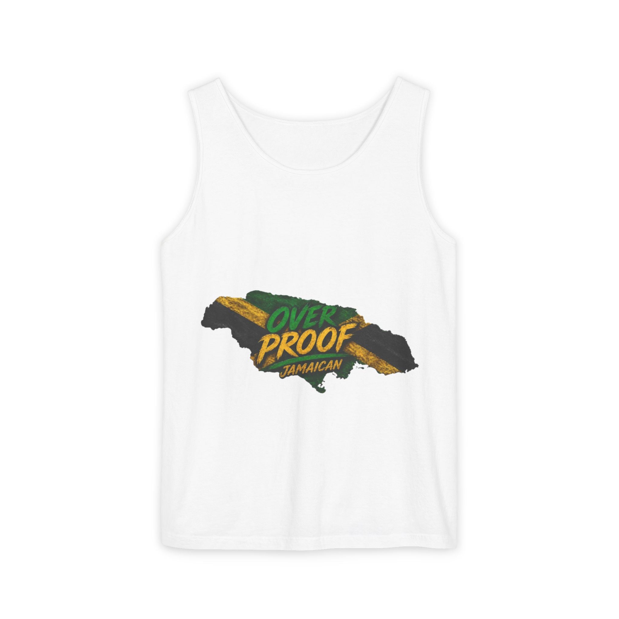Jamaica Map "Overproof"  Men Tank Top — Island Vibe Graphic Tank