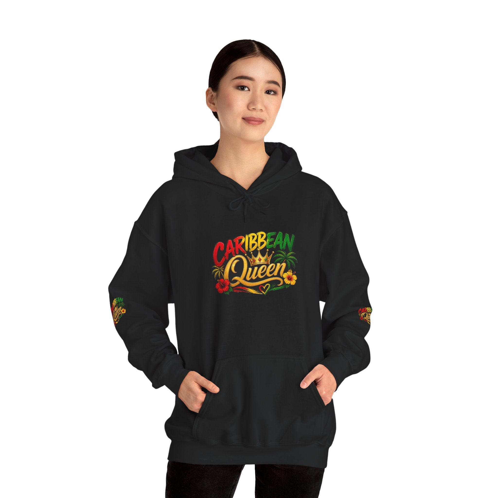 Caribbean Queen Hoodie – Tropical Island Pride Pullover