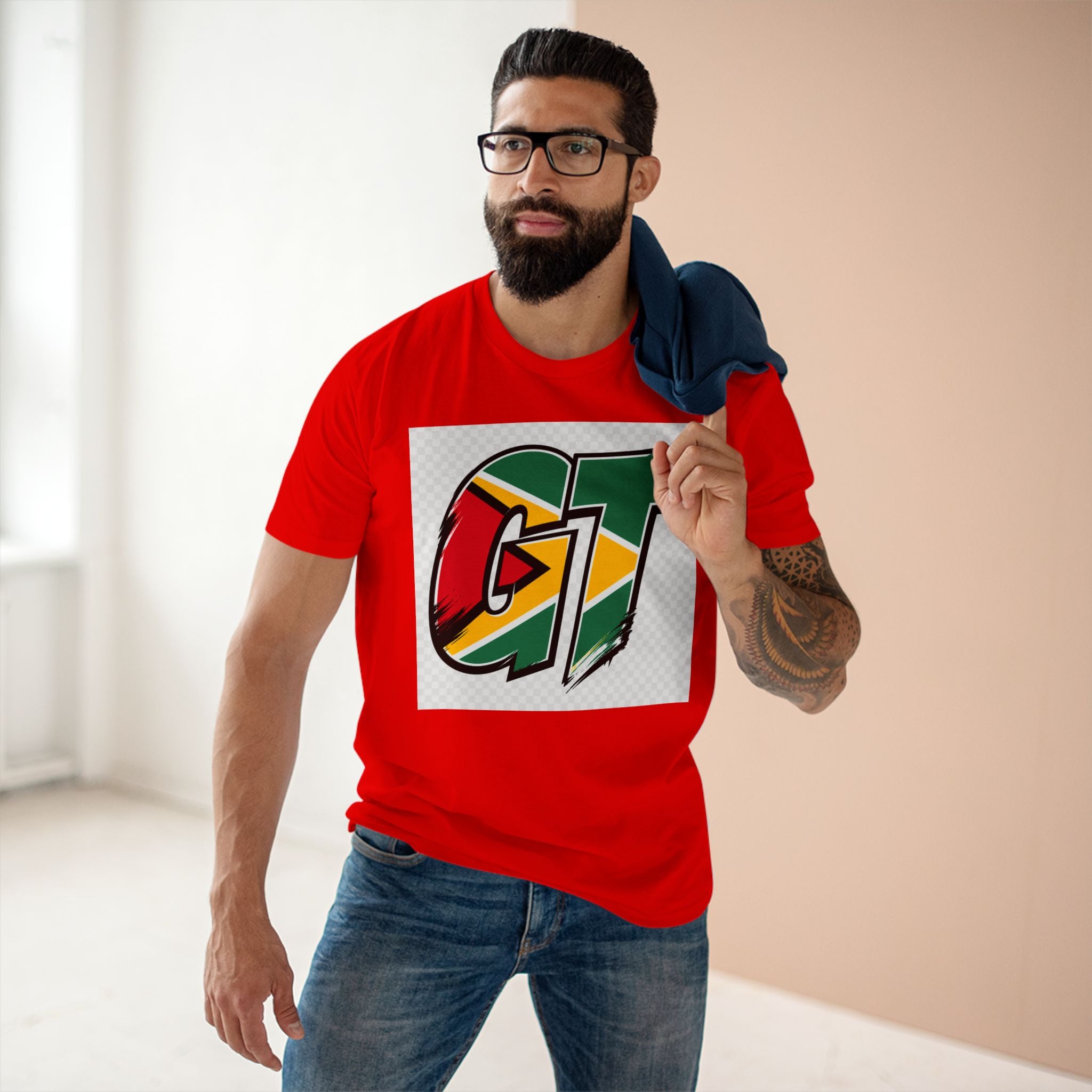 Guyana Flag GT Graphic Tee — Caribbean Pride T-Shirt