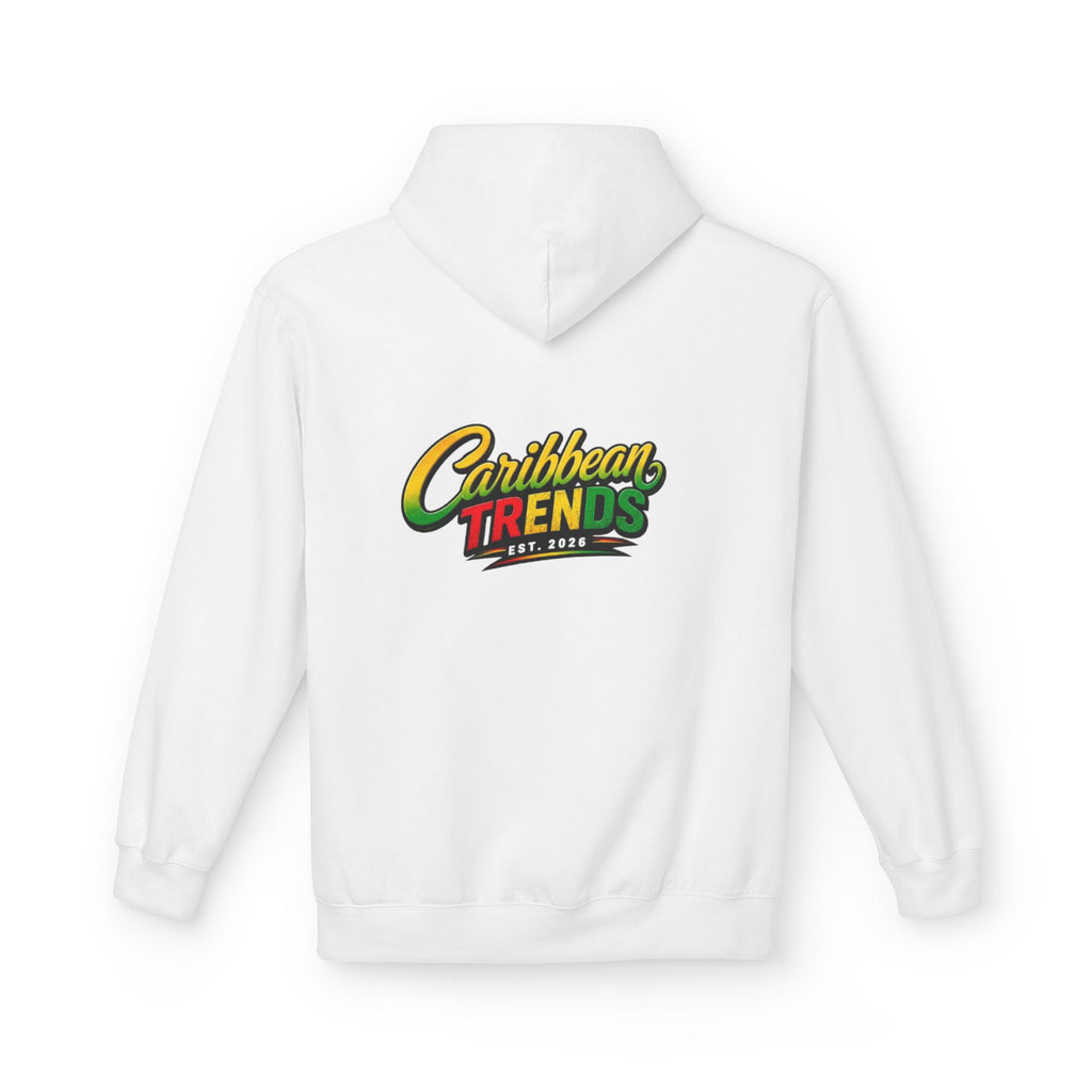 Jamaica Pride Men Hoodie — "Overproof Jamaican" Map Graphic