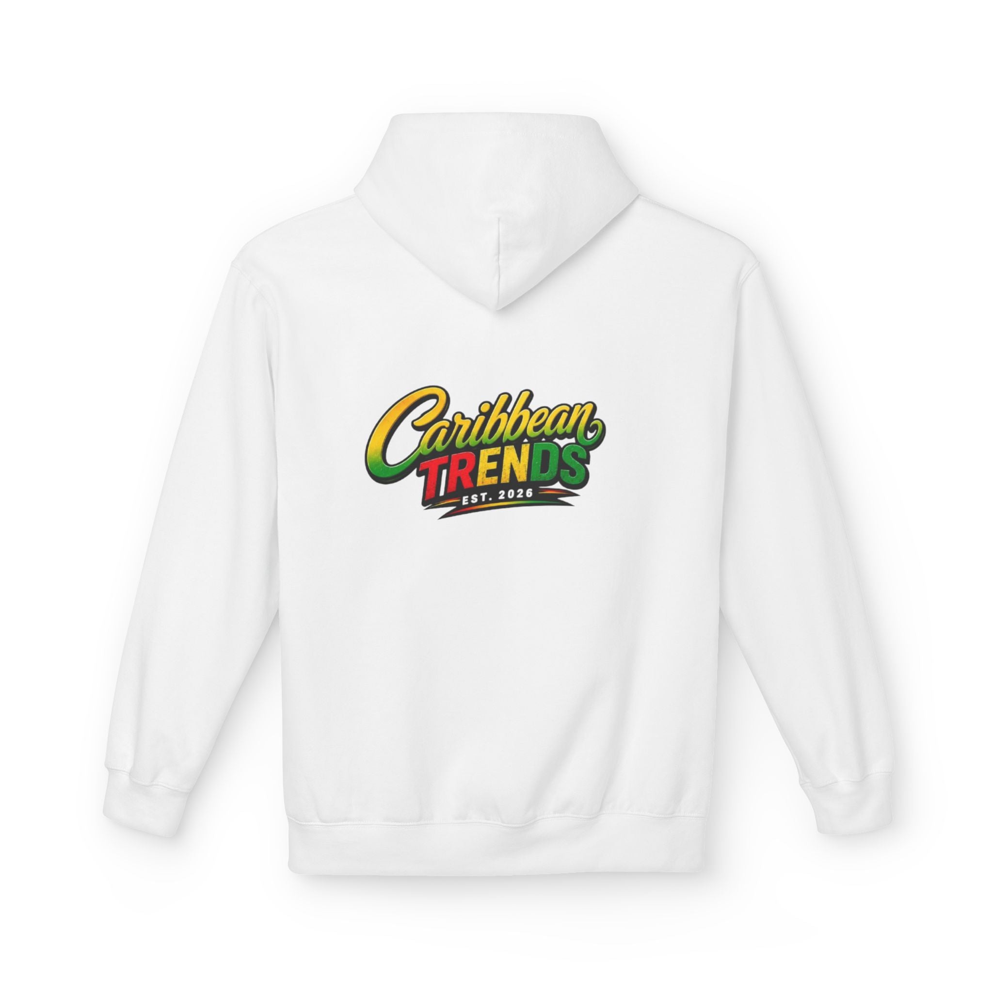 Jamaica Pride Men Hoodie — "Overproof Jamaican" Map Graphic
