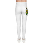 Youth Graphic Leggings — 'Me Likkle But Tallawah' Jamaican Kid Design