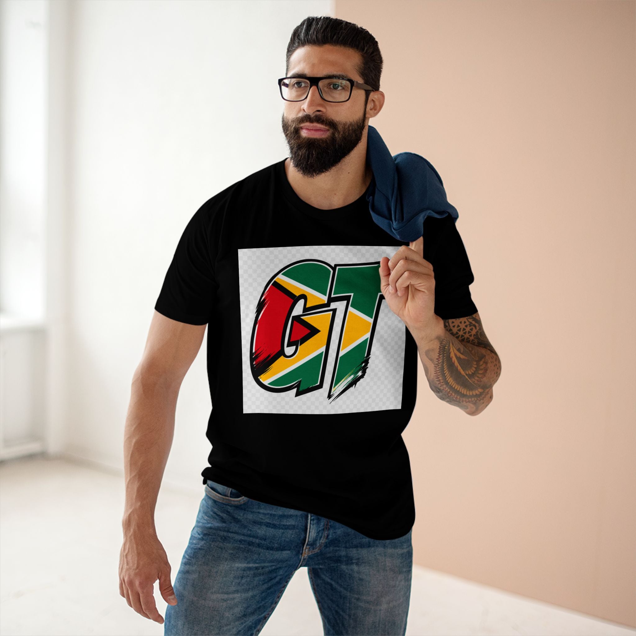 Guyana Flag GT Graphic Tee — Caribbean Pride T-Shirt
