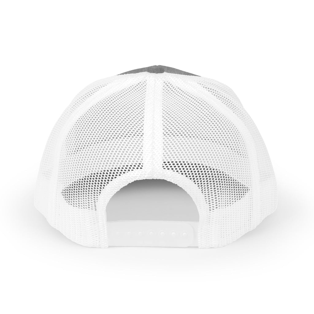 Barbados Flag Outline Snapback Trucker Cap — Glitter Map Patch